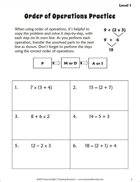 order of operations pemdas practice worksheets|order of operations practice pdf.